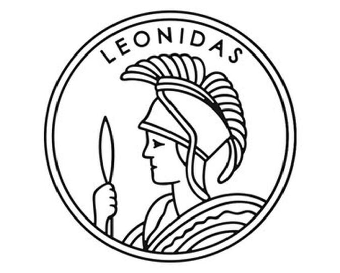 Premier logo Leonidas Logo leonidas déposé en 1937