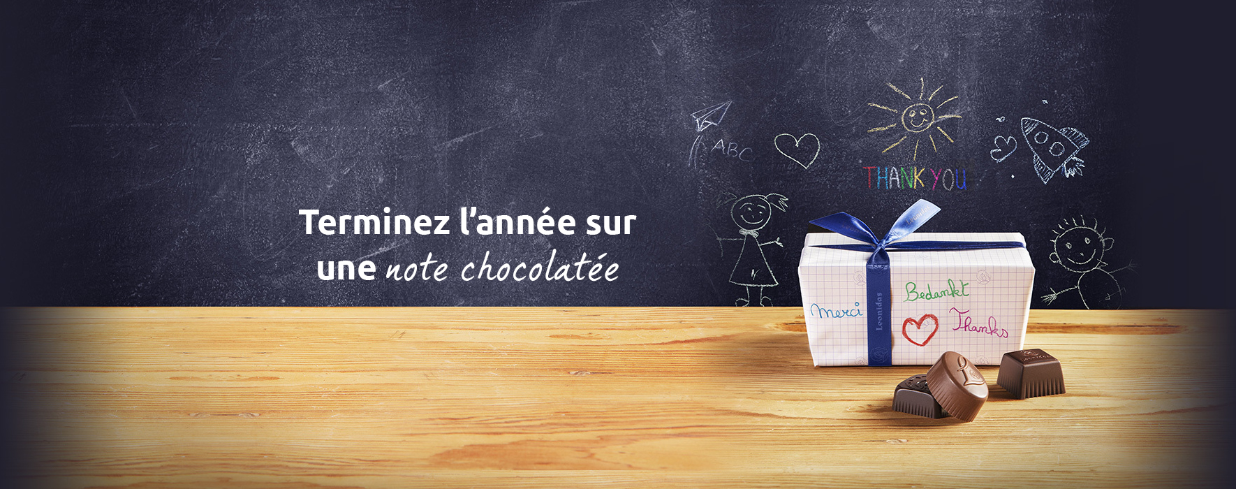 Terminez l'année sur une note chocolatée | Webshop Leonidas