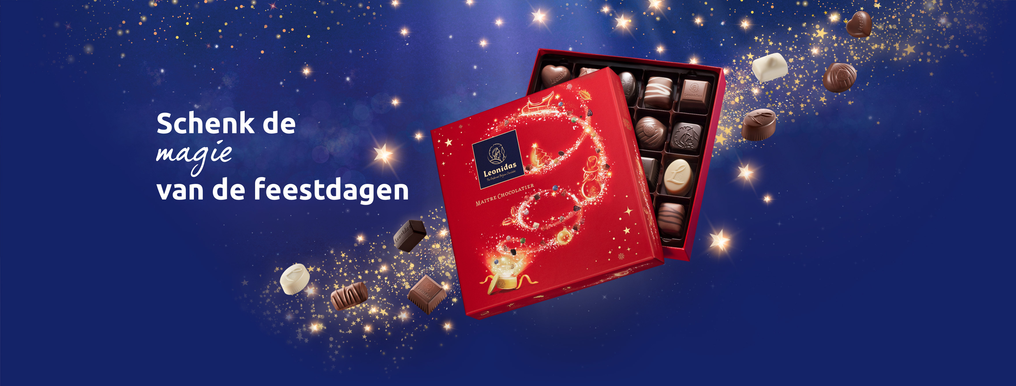 Leonidas Eindejaarsfeesten Assortiment | Webshop Leonidas