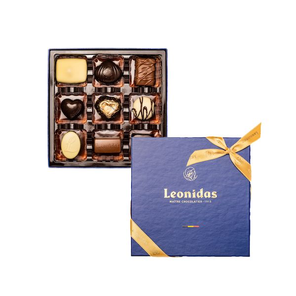 Leonidas Small Dark Chocolate Assortment Heritage Gift Box