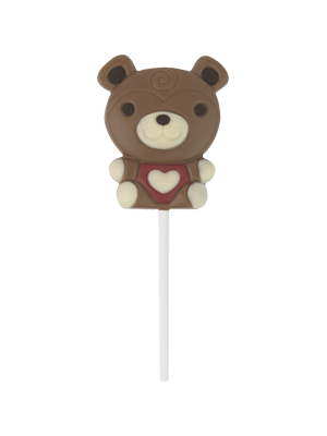 Leonidas Melkchocolade Beer Lollipop