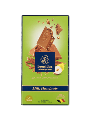 Leonidas Melkchocolade Hazelnoten Tablet