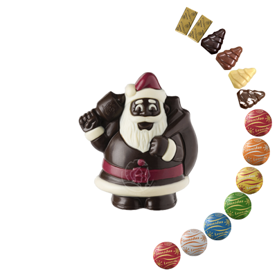 Sachet Père Noël L Noir
