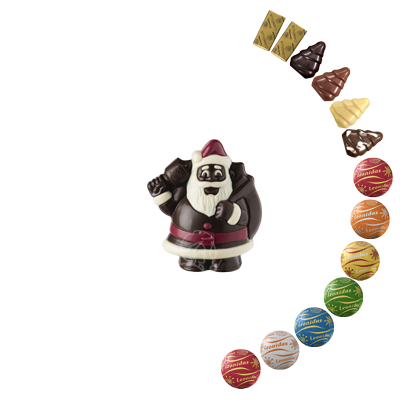 Sachet Père Noël M Noir