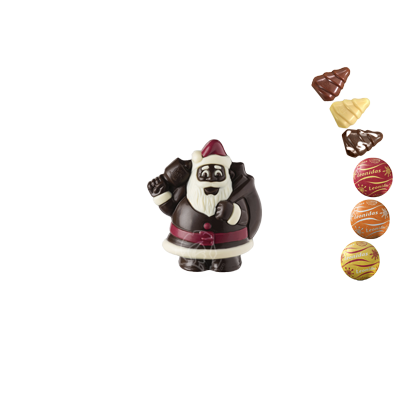 Sachet Père Noël S Noir