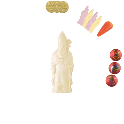 Sinterklaas Zakje L Wit