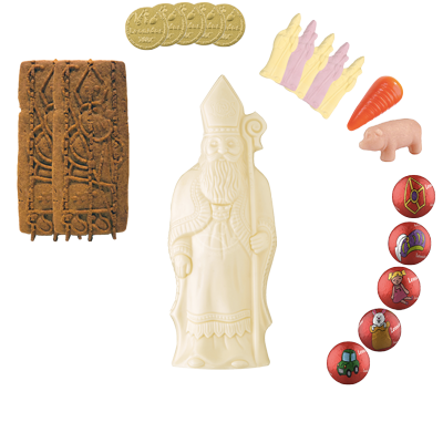 Sachet St Nicolas XL Blanc