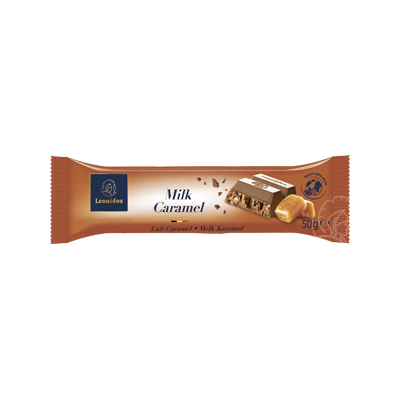 Leonidas Milk Chocolate Salted Caramel Bar
