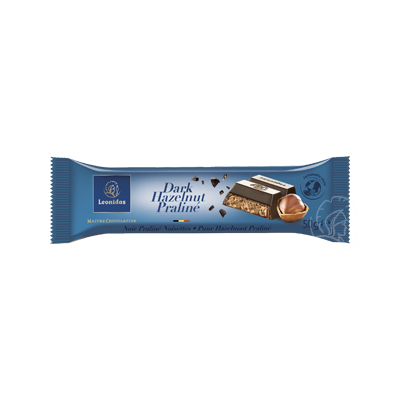 Leonidas Purechocolade Praliné Hazelnoten Reep