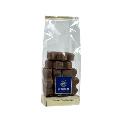 Leonidas Milk Chocolate Teddy Bear Bag 190gr