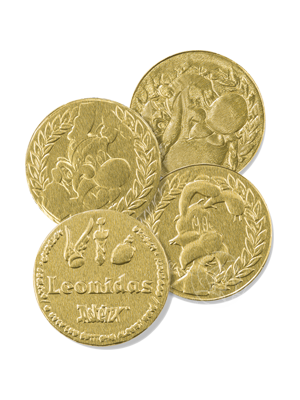 Leonidas Golden Coin Bag