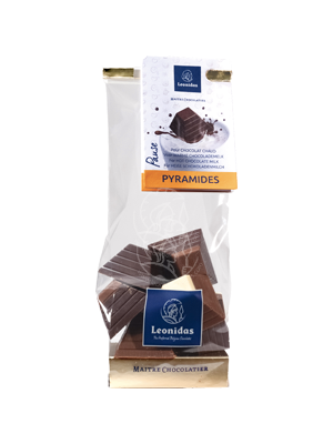 Leonidas 12 Pyramids for hot chocolate Bag