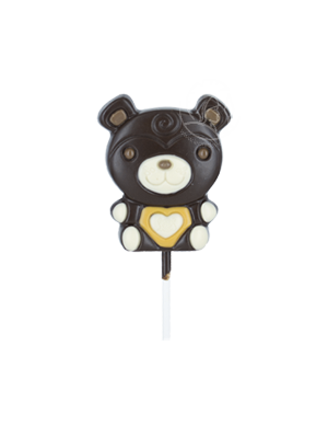 Leonidas Dark Chocolate Bear Lollipop