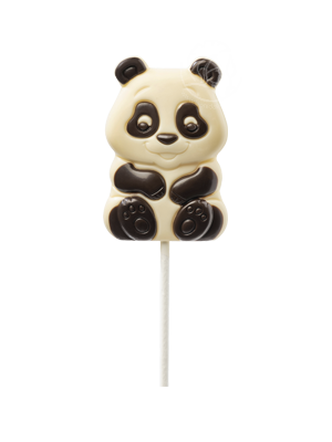 Leonidas White Chocolate Panda Lollipop