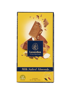 Leonidas Melkchocolade Gezouten Amandelen Tablet