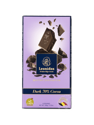 Leonidas Dark Chocolate 70% Tablet