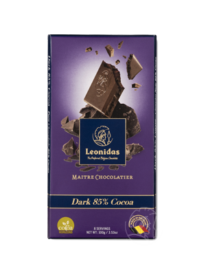 Leonidas Dark Chocolate 85% Tablet