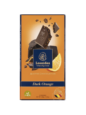 Leonidas Purechocolade Siinaasappel Tablet