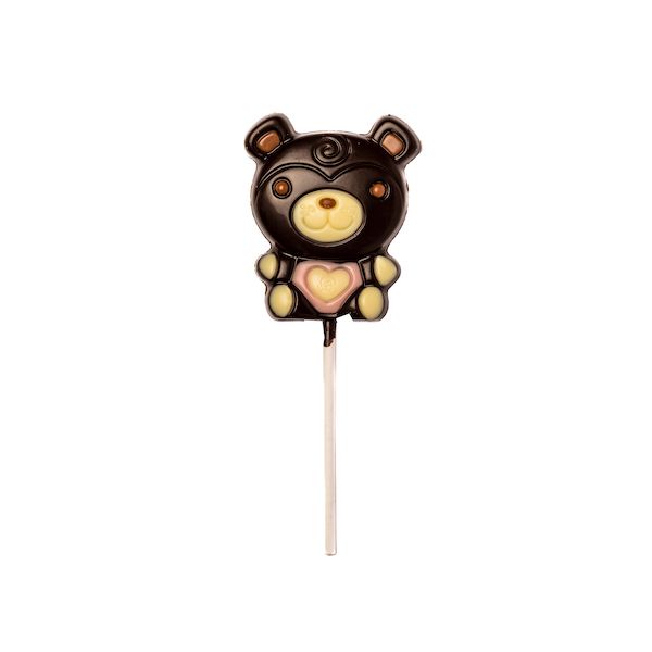Dark Chocolate Bear Lollipop