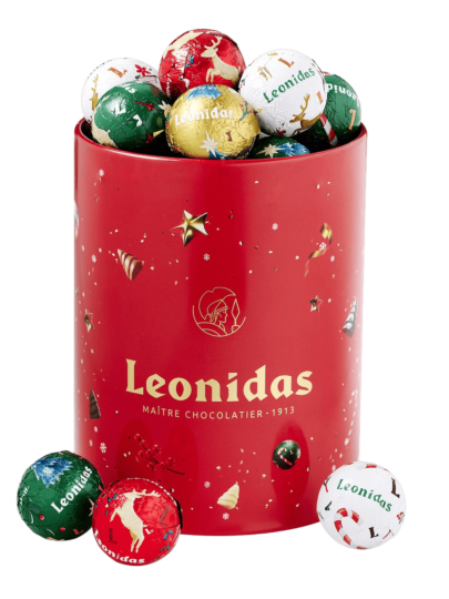 Boîte Cylindre de Noël M