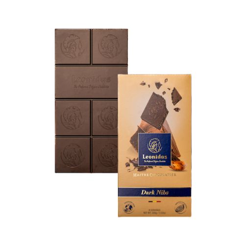 Dark Chocolate Nibs Tablet Leonidas