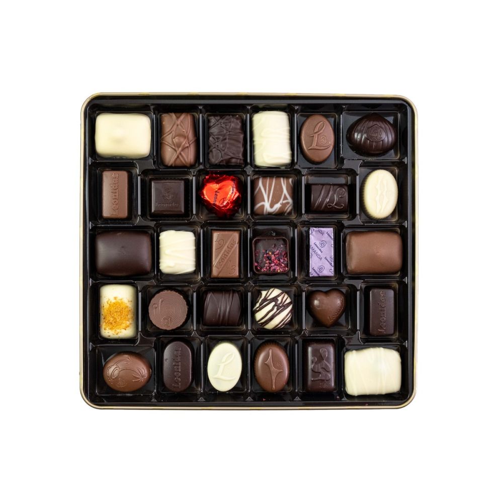 Gold Metal Kosher Gift Box | Webshop Leonidas