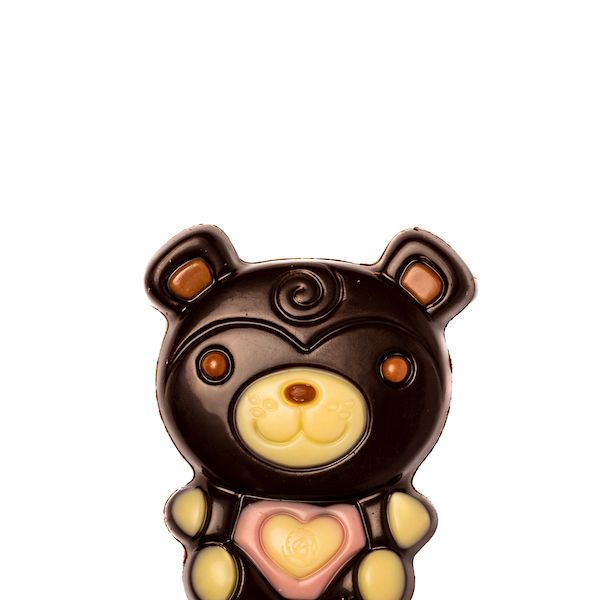 Dark Chocolate Bear Lollipop | Webshop Leonidas
