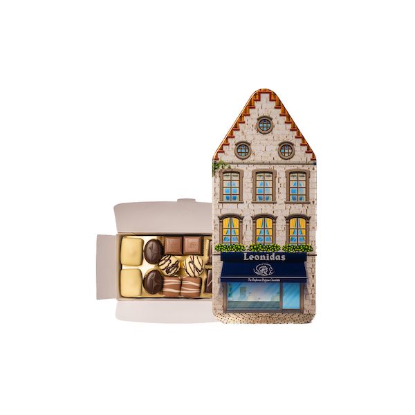 Small House Metal Gift Box Webshop Leonidas Leonidas Delices